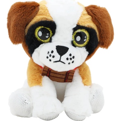CuteKins Интерактивна плюшена играчка CuteKins Woof Runts - Санбернар, 13 cm (35055)