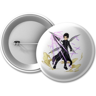 Sword Art Online placka Kirito Fairy 50 mm – Zboží Mobilmania