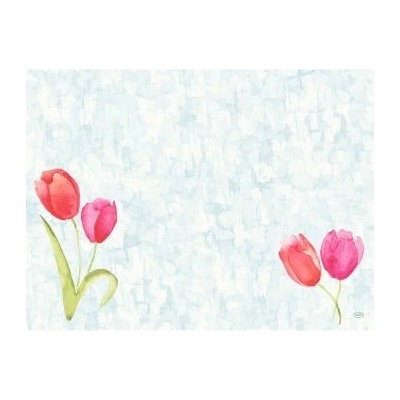 Dunicel Prostírání PAINTED TULIPS 100 ks 30x40cm