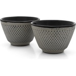 Bredemaijer Group BREDEMEIJER Комплект от 2бр чугунени чаши за чай Jang - цвят сив (BR-153020)