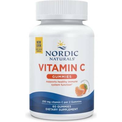 Nordic Naturals Vitamín C 250 mg, mandarinka 120 gummies