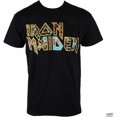 Rock Off metal Iron Maiden Eddie Logo čierne