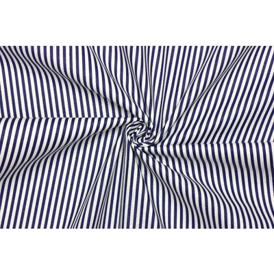 Bavlněné plátno - Proužek tmavě modrý 3 mm