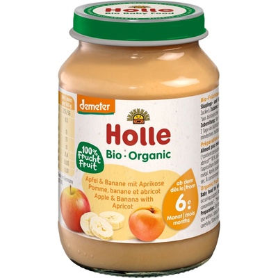 Holle jablko banán marhuľa 6m+ 190g