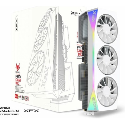 XFX Radeon RX 9070 XT OC Mercury Magnetic Air Edition RGB white 16GB GDDR6 RX-97TMARGW9