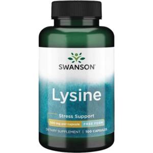 Swanson L-Lysine 500 mg [100 капсули]