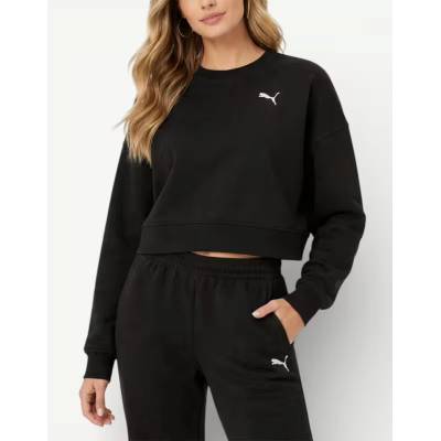PUMA Loungewear Sweatshirt Black