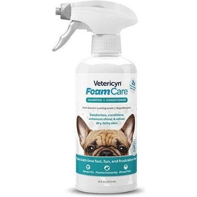 Vetericyn šampón FoamCare kondicionér na všetky typy srsti 473 ml
