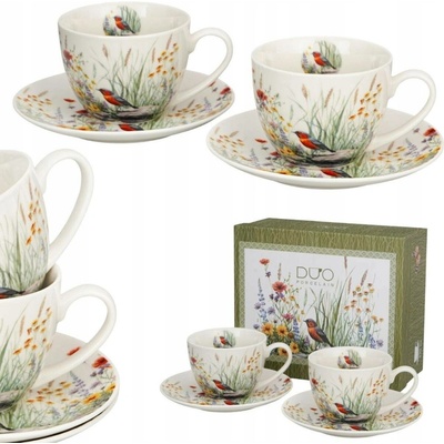 Duo Porcelánový Šálek Flower Classic 2 x 270 ml