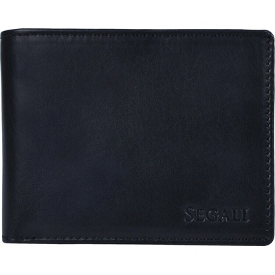 SEGALI Pánska kožená peňaženka 517 797 026 black