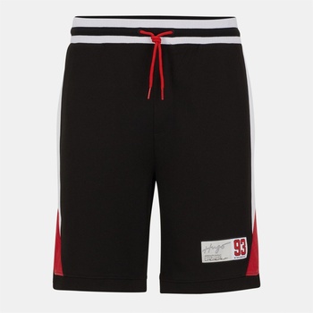 Hugo Поларени къси панталони Hugo Men's Fleece Jogger Shorts - Black