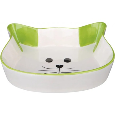 TRIXIE Cat Ceramic Bowl - Керамична купа за котки за храна и вода, 250 мл