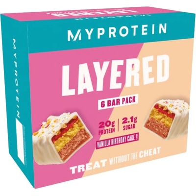 Myprotein Layered Bar [12 x 60 грама] Шоколад с фъстъчено масло