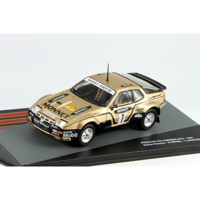 Porsche 924 Carrera GTS 1 Rallye Hessen 1981 W.Rohrl C.Geistdorfer Centauria časopis s modelem 53 1:43