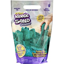 Spin Master Kinetic Sand balení třpytivého modrozeleného písku 900 g