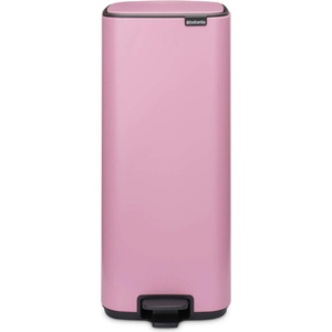 Brabantia Кош за боклук Brabantia Bo Pedal 1010447, 30 л, Леко затваряне, Противоплъзгаща основа, Розов (1010447)