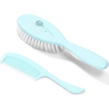 BabyOno Take Care Hairbrush and Comb II комплект за деца от раждането им Mint