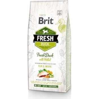 Brit Dog Fresh Duck & Millet Active Run & Work 2,5 kg