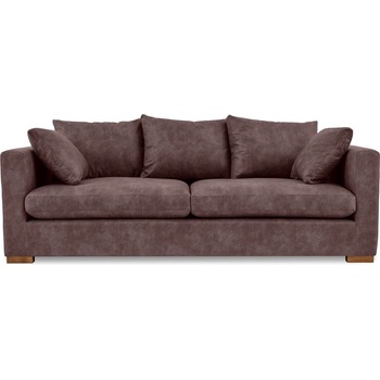 Scandic Тъмнокафяв диван от изкуствена кожа 225 cm Hamburg - Scandic (16987SN PREST29)