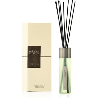 Millefiori Milano Skleněný difuzér Selected Sametová levandule 350 ml