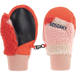GOSOAKY Детски ръкавици GOSOAKY Kid's Donkey Work Gloves - Poppin Red / Printed Teddy - размер 128/140 (EU) (202-8369-0212)