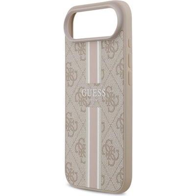 CG Mobile iPhone Air GUESS 4G PRINTED STRIPES Силиконов протектор за телефон, удароустойчив, MagSafe, РУСТИ GUHMP17MP4RPSP (GUHMP17MP4RPSP)