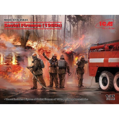 ICM Soviet Firemen 1980s 4 figúrky 1:35