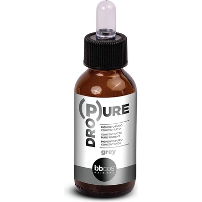BBcos Dropure pigmentové kapky grey 50 ml