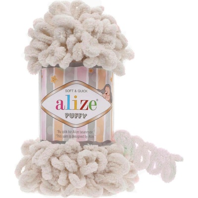Alize příze Puffy 599 lněná