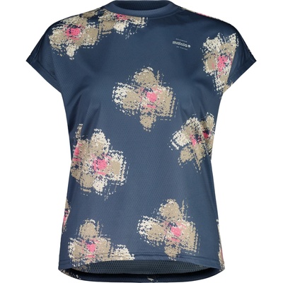 Maloja Дамска фланелка с къс ръкав за колоездене Maloja Women's SundaM. Allmountain Top Cycling jersey - Dusty Blue Joy - размер XXL (156-3054-0216)