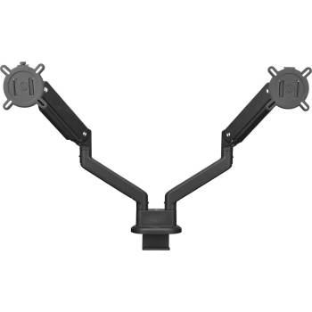 One For All Стойка за монитор One For All DM 4210, за плот, за екрани от 13" до 35", VESA до 100x100, до 10кг, регулируема, за 2 монитора, черна (DM 4210)