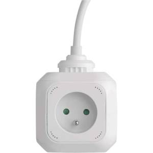 EMOS Електрически разклонител тип куб 4 контакта + 2× usb 1, 9 м 71852 (1902040190)