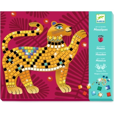 DJECO Мозайка Djeco - Дълбоко в Джунглата, 4 картини (DJ09422)