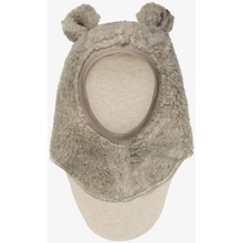 HUTTEliHUT detská vlnená kukla s uškami camel melange