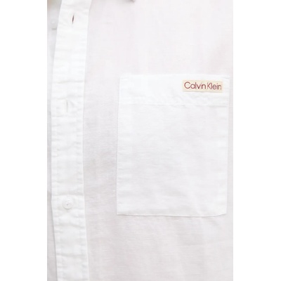 Calvin Klein Ленена риза Calvin Klein Jeans (J30J327296)