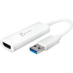 j5create Адаптер j5create JUA254, USB-A към HDMI, Бял (JUA254)