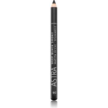 Astra Make-up Deep Black Smoky молив за очи тип каял за опушен грим цвят Black 1, 1 гр