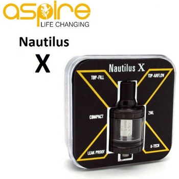 aSpire Nautilus X clearomizer černý 2ml