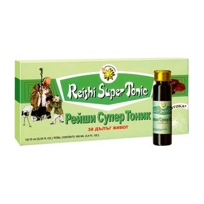 Merry Lynch Supertonikum reishi s ženšenem 10 x 10 ml