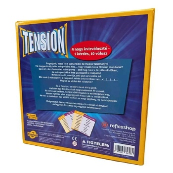 REFLEX Tension - Квиз парти - настолна игра за 2-8 играчи (CGTENRS)