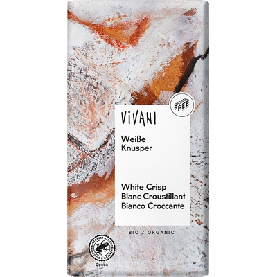 Vivani Čokoláda biela chrumkavá Bio 80 g