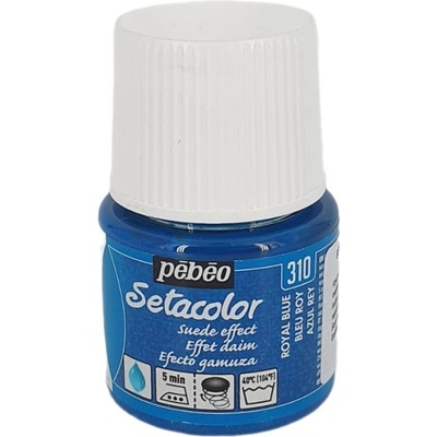 Pébéo Setacolor 3D semišový efekt královská modrá 45 ml