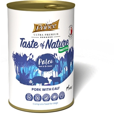 Petnutrition ПОСЛЕДНИ БРОЙКИ: Консерва за кучета със свинско и телешко ton pork & calf 400gr