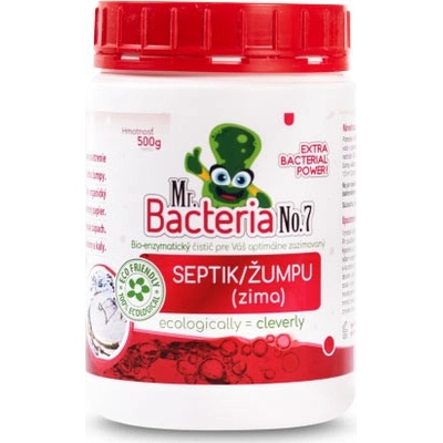 Mr. Bacteria No.7 Baktérie pre Váš optimálne zazimovaný SEPTIK/ŽUMPU (zima) 500 g