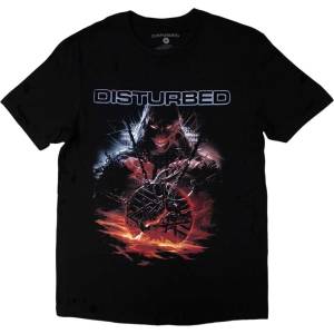 Disturbed European Tour 23 Medallion Black S Риза (DISTS28MB01)