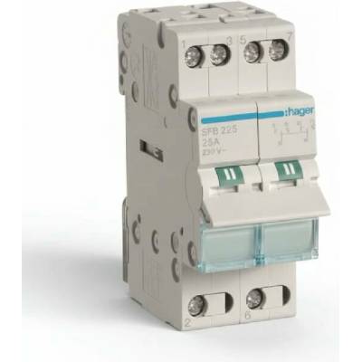 Spínač HAGER SFB225 25A 2P SFB225