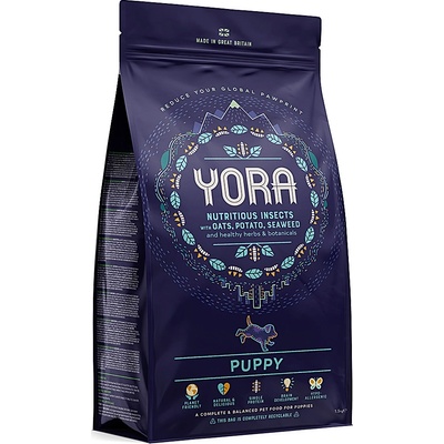 Yora Dog Puppy z hmyzu pro štěňata 1,5 kg