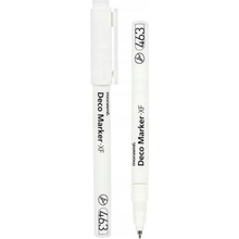 Akrylový popisovač Monami Deco Marker 463. biely 0,7 mm