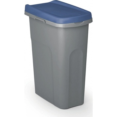 Casaria® Odpadkový koš 25 L šedomodrý