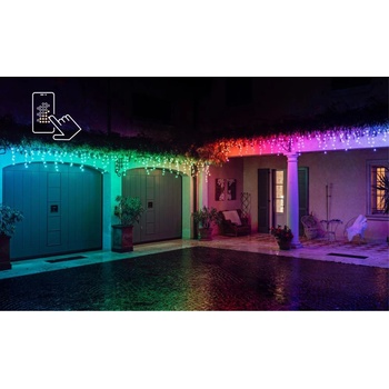 TWINKLY Icicle LED řetěz rampouch 190 LED RGBW TWI190SPP-TEU
